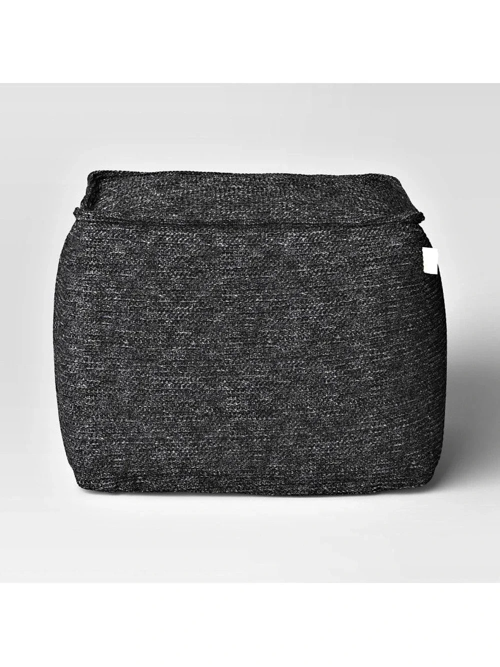 Threshold Outdoor Patio Pouf Black